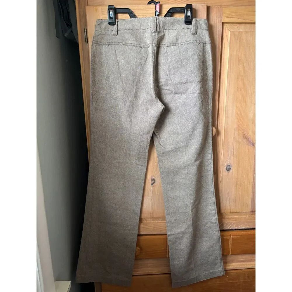 J. Crew | Tailored Wide Leg Patch Pocket Pants in Brown | Tall 8